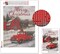 Christmas Diamond Painting Kits Winter Diamond Art Kit for Adult Red Truck Paint with Diamond Full Drill,Square Drill 12x16in